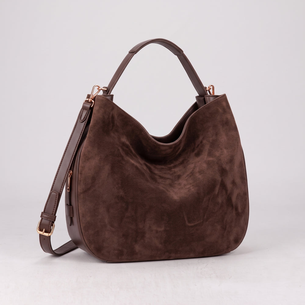 Borsa a spalla scamosciata Fiorenza Amadori XSL-2606