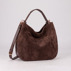 Borsa a spalla scamosciata Fiorenza Amadori XSL-2606