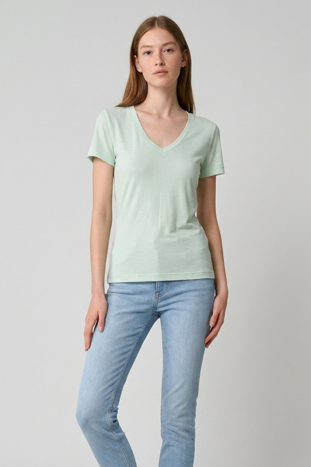 T-SHIRT MANICA CORTA VISCOSA E SETA FIORENZA AMADORI 74897