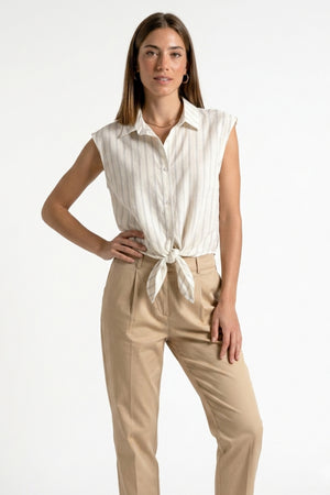 CAMICIA SMANICATA IN LYOCELL FIORENZA AMADORI C6933R18