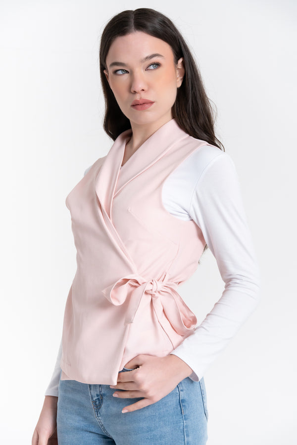 GILET CHIUSURA FIOCCO FIORENZA AMADORI 56314