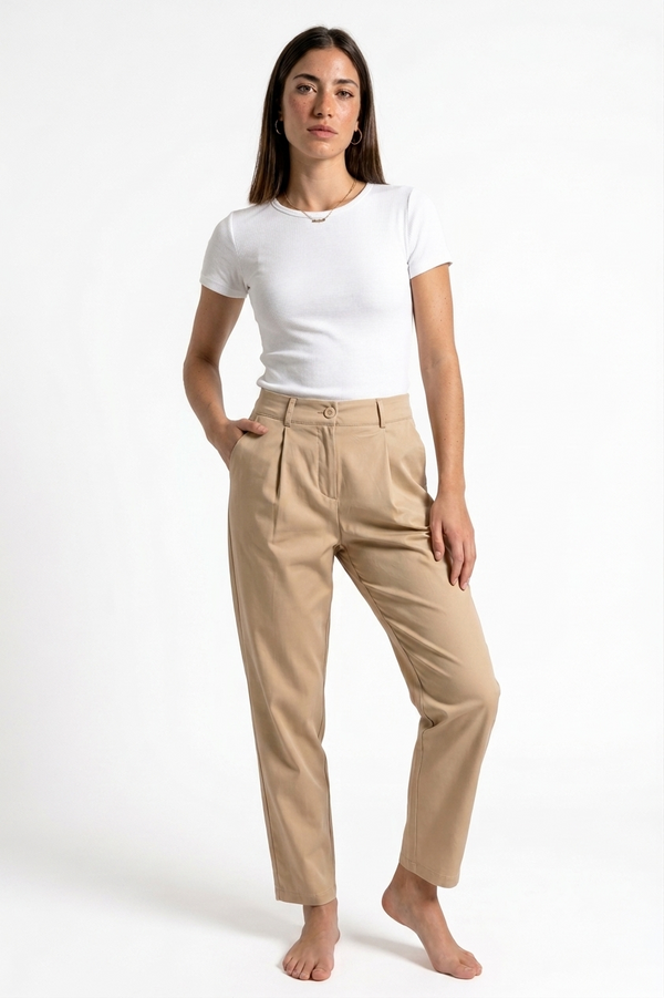 PANTALONE TELA DI COTONE FIORENZA AMADORI P3312T120