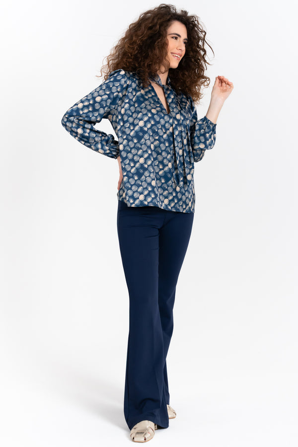 CAMICIA FANTASIA POIS FIORENZA AMADORI C6152F24