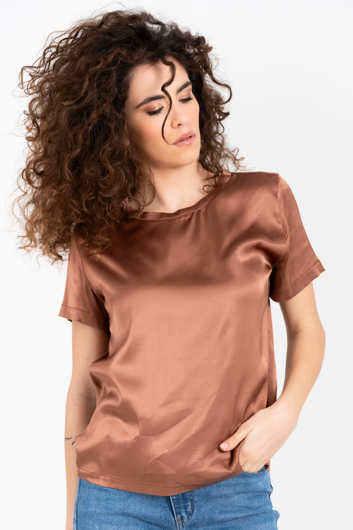 BLUSA EFFETTO RASO FIORENZA AMADORI M6525T69