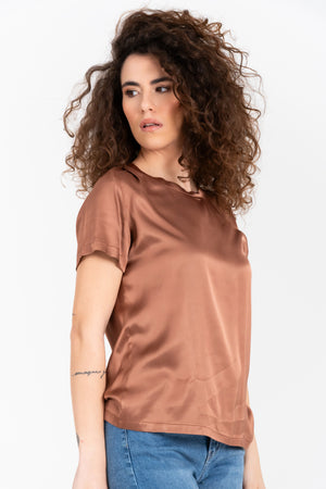 BLUSA EFFETTO RASO FIORENZA AMADORI M6525T69