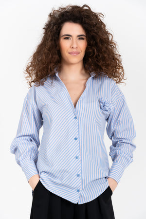CAMICIA RIGATA FIORENZA AMADORI C1158
