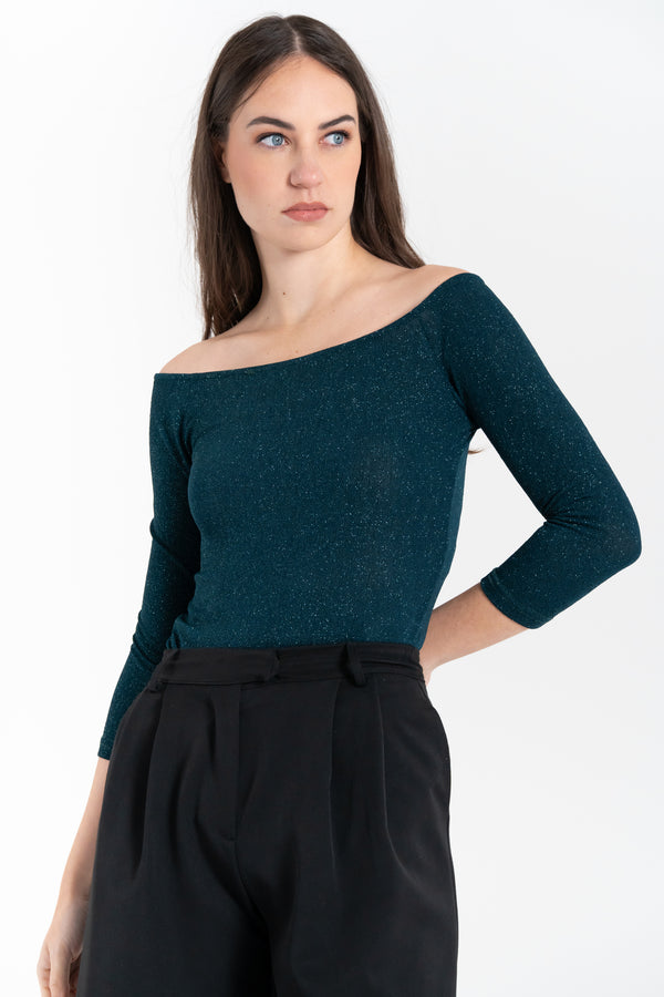 BODY DONNA IN LUREX FIORENZA AMADORI M1294