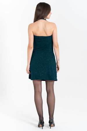 ABITO CORTO DONNA IN LUREX FIORENZA AMADORI A5775