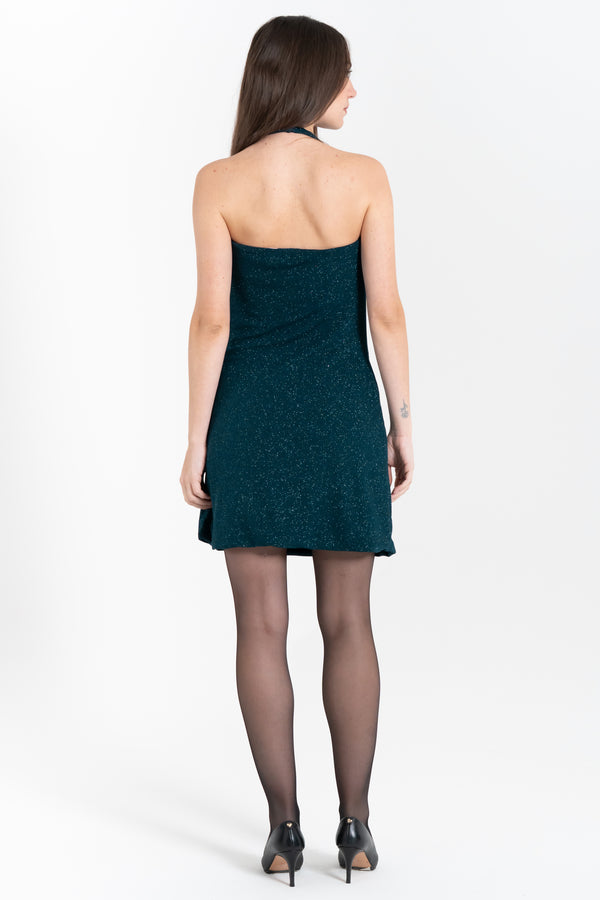 ABITO CORTO DONNA IN LUREX FIORENZA AMADORI A5775