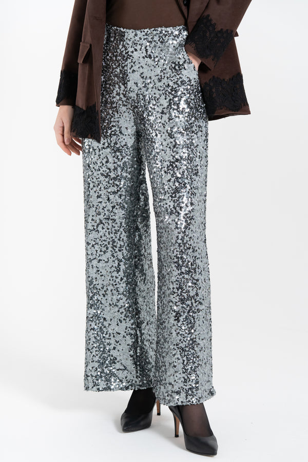 PANTALONE DONNA PAILLETTES FIORENZA AMADORI MP59.150