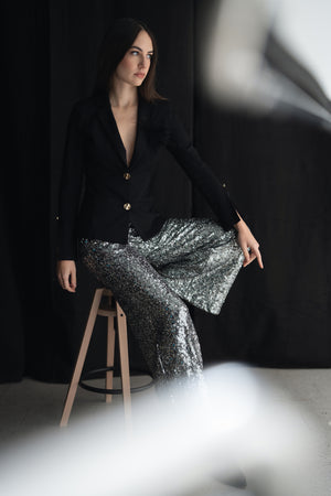 PANTALONE DONNA PAILLETTES FIORENZA AMADORI MP59.150