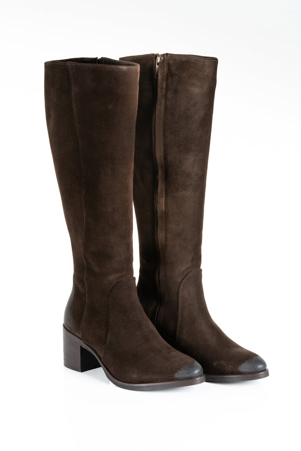 STIVALE ALTO DONNA IN CAMOSCIO FIORENZA AMADORI OR03