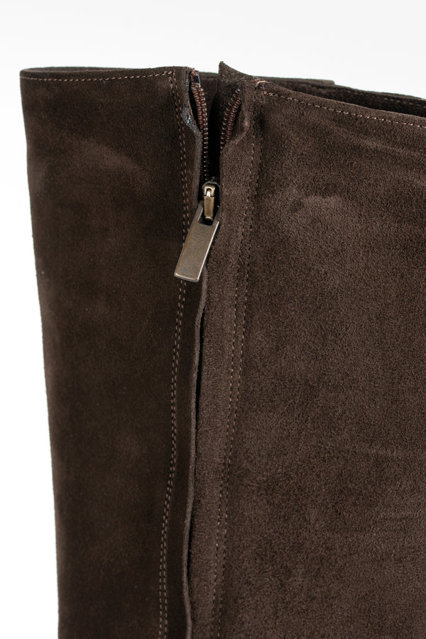 STIVALE ALTO DONNA IN CAMOSCIO FIORENZA AMADORI OR03