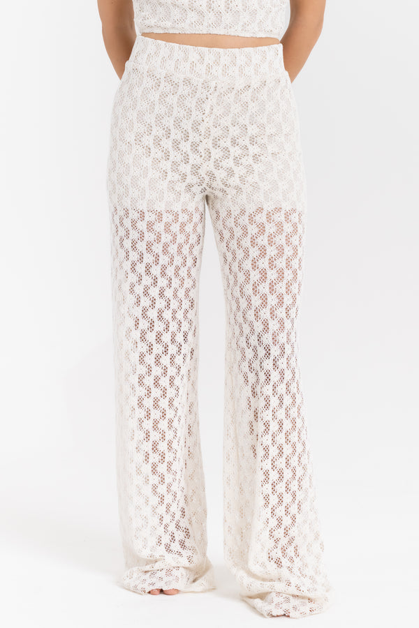 PANTALONE LUNGO IN MACRAMè FIORENZA AMADORI FM261227