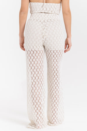 PANTALONE LUNGO IN MACRAMè FIORENZA AMADORI FM261227