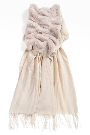 SCIARPA DONNA CON PELLICCIA FIORENZA AMADORI 63005N