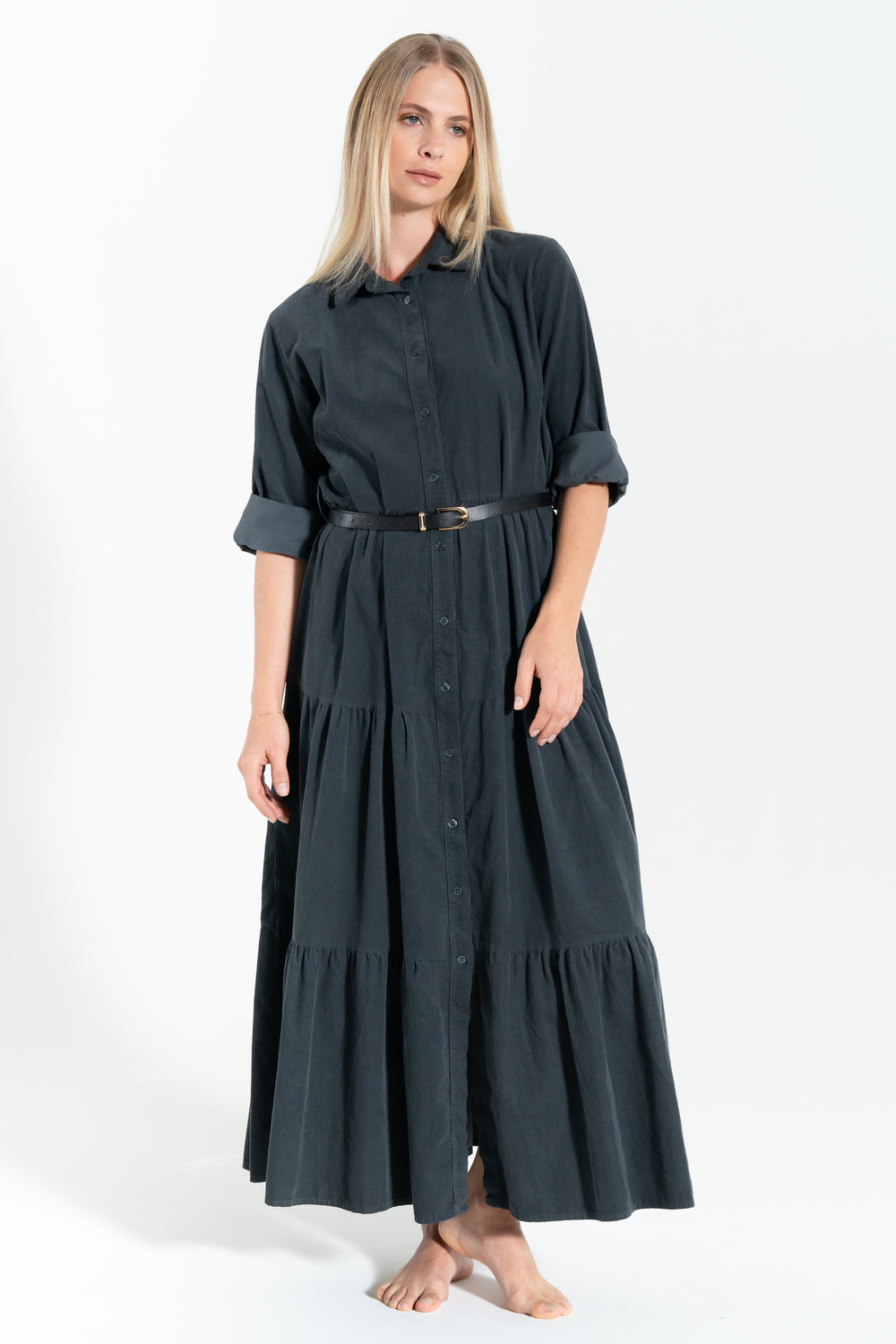 ABITO DONNA LUNGO IN VELLUTO FIORENZA AMADORI 82639