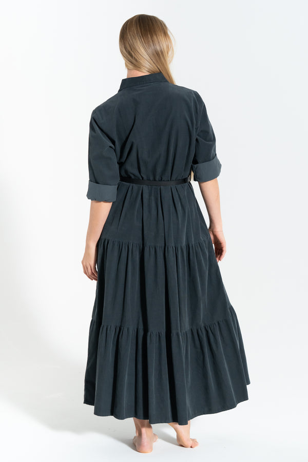 ABITO DONNA LUNGO IN VELLUTO FIORENZA AMADORI 82639