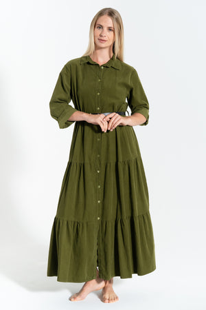 ABITO DONNA LUNGO IN VELLUTO FIORENZA AMADORI 82639