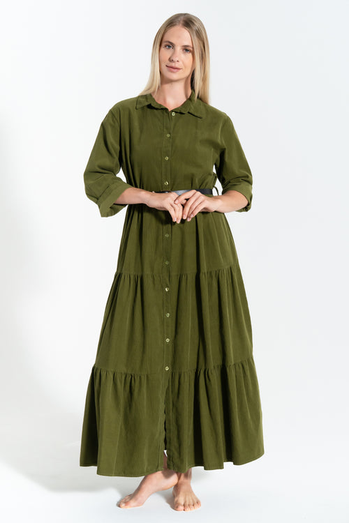 ABITO DONNA LUNGO IN VELLUTO FIORENZA AMADORI 82639