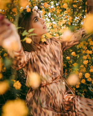 ABITO LUNGO CHEMISIER SATINATO FIORENZA AMADORI FM261301