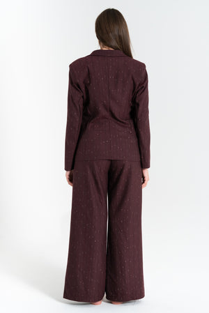 PANTALONE DONNA PALAZZO LUREX FIORENZA AMADORI P3001