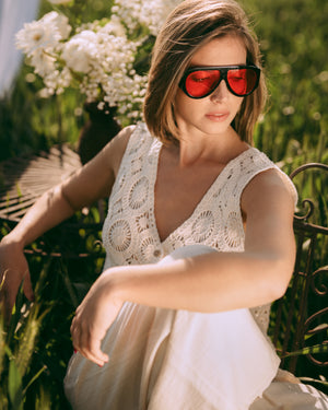 GILET IN CROCHET FIORENZA AMADORI 6602