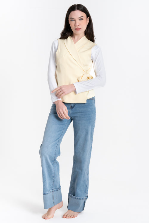 GILET CHIUSURA FIOCCO FIORENZA AMADORI 56314