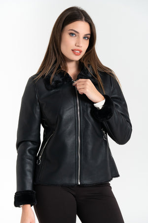 GIUBOTTO DONNA ECOPELLE FIORENZA AMADORI HW113