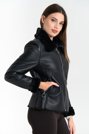 GIUBOTTO DONNA ECOPELLE FIORENZA AMADORI HW113