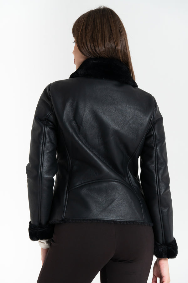 GIUBOTTO DONNA ECOPELLE FIORENZA AMADORI HW113