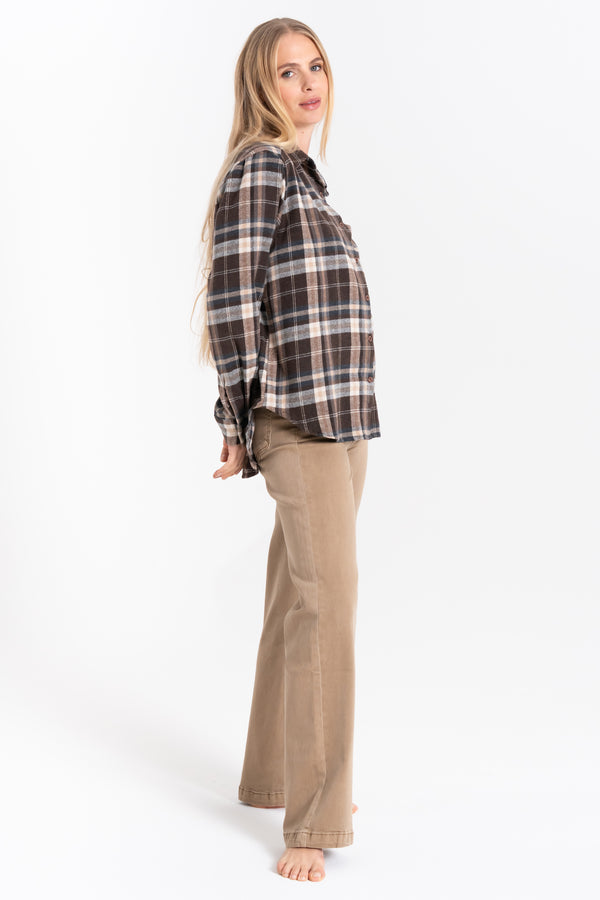 CAMICIA SCOZZESE DI FLANELLA FIORENZA AMADORI MC.168826