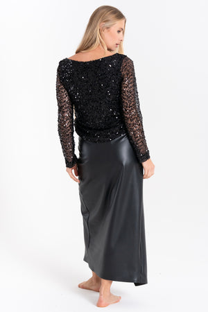 MAGLIA DONNA CON PAILLETES FIORENZA AMADORI MM182.544