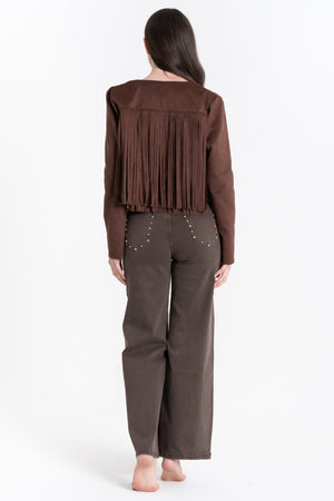 JEANS CON BORCHIE LATERALI FIORENZA AMADORI WH3515Z