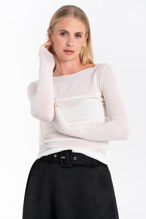 MAGLIA DONNA GIROCOLLO IN CASHMERE ULTRALIGHT FIORENZA AMADORI 7941