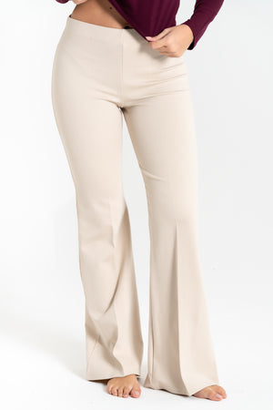 PANTALONE DONNA A ZAMPA IN PUNTO MILANO FIORENZA AMADORI P3244