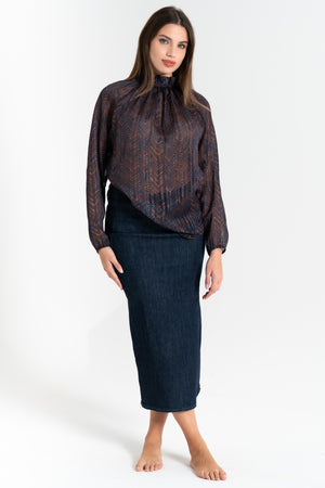 CAMICIA DONNA IN VISCOSA FIORENZA AMADORI EX-8238