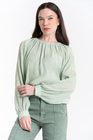 CASACCA DONNA PLISSE' MANICA LUNGA FIORENZA AMADORI 240491