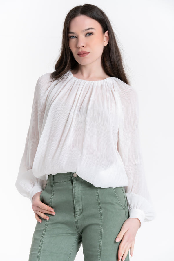CASACCA DONNA PLISSE' MANICA LUNGA FIORENZA AMADORI 240491