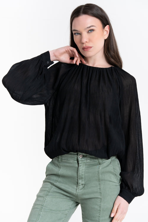CASACCA DONNA PLISSE' MANICA LUNGA FIORENZA AMADORI 240491