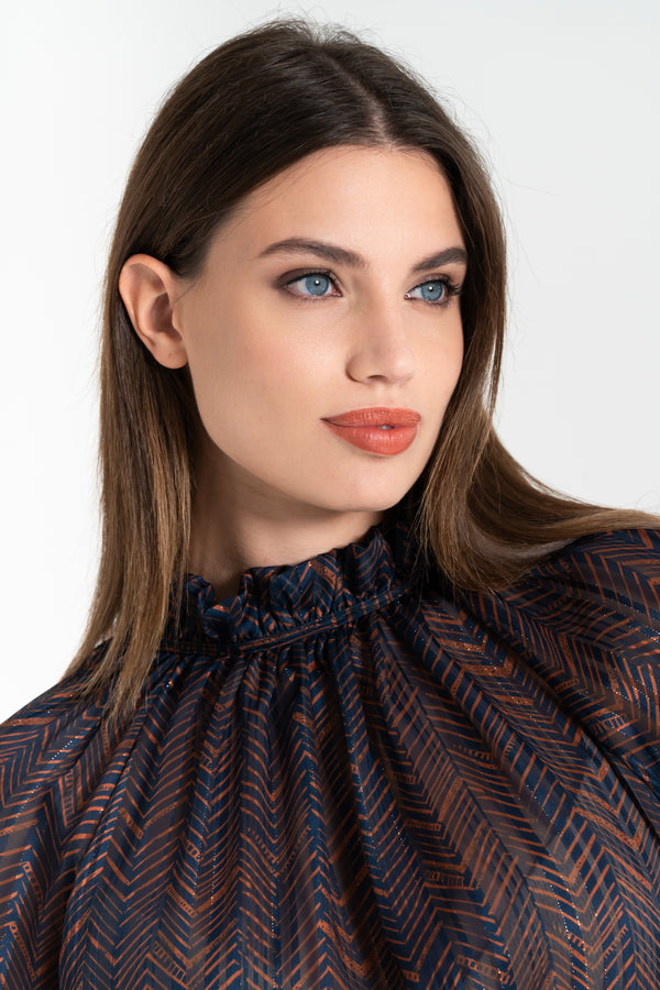 CAMICIA DONNA IN VISCOSA FIORENZA AMADORI EX-8238