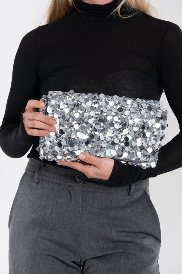 BORSA TRACOLLA PAILLETTES FIORENZA AMADORI FF27326