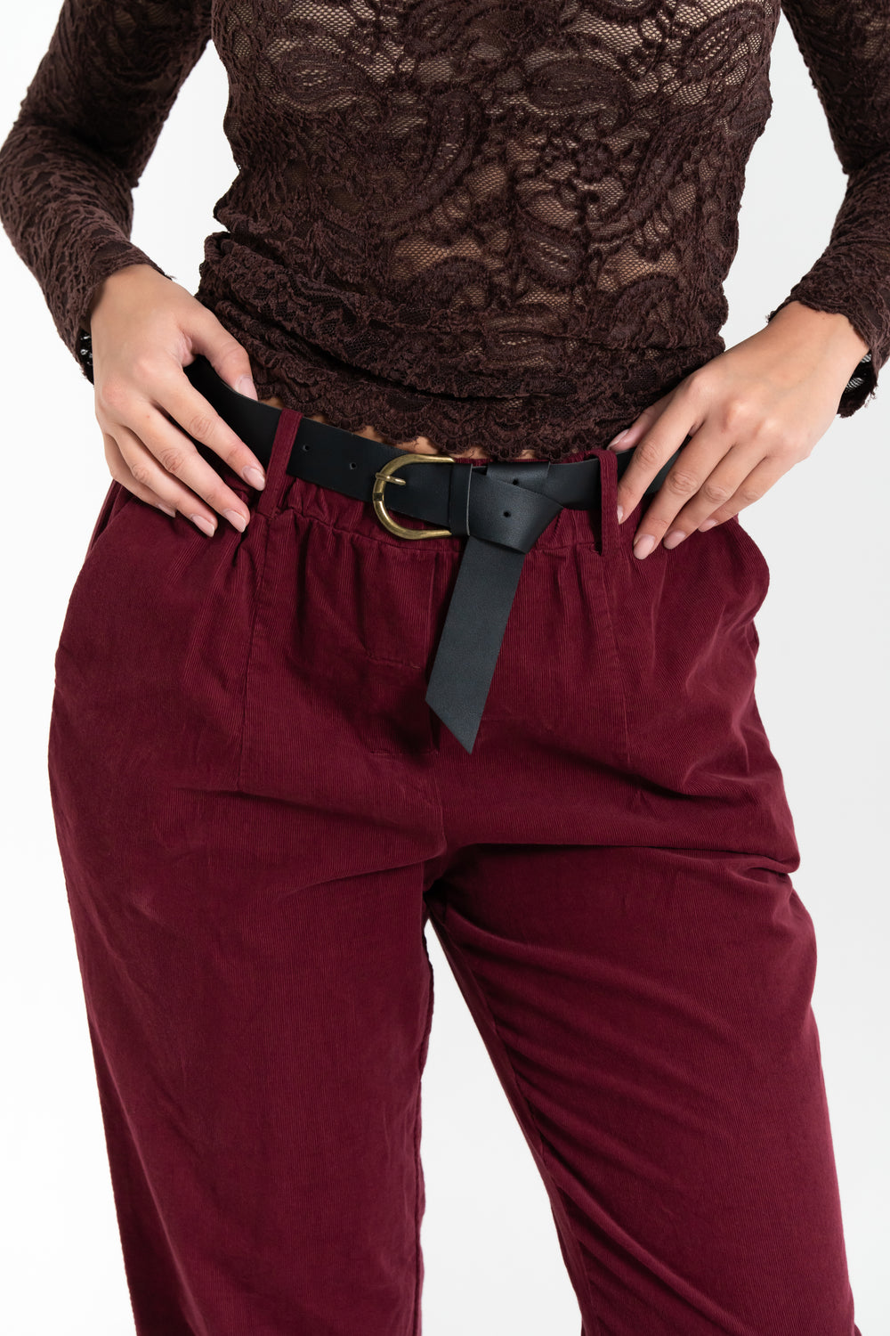 PANTALONE DONNA VELLUTO FIORENZA AMADORI 82632