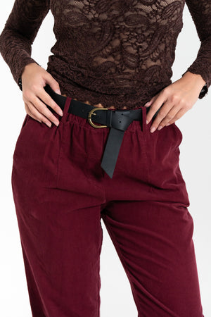 PANTALONE DONNA VELLUTO FIORENZA AMADORI 82632