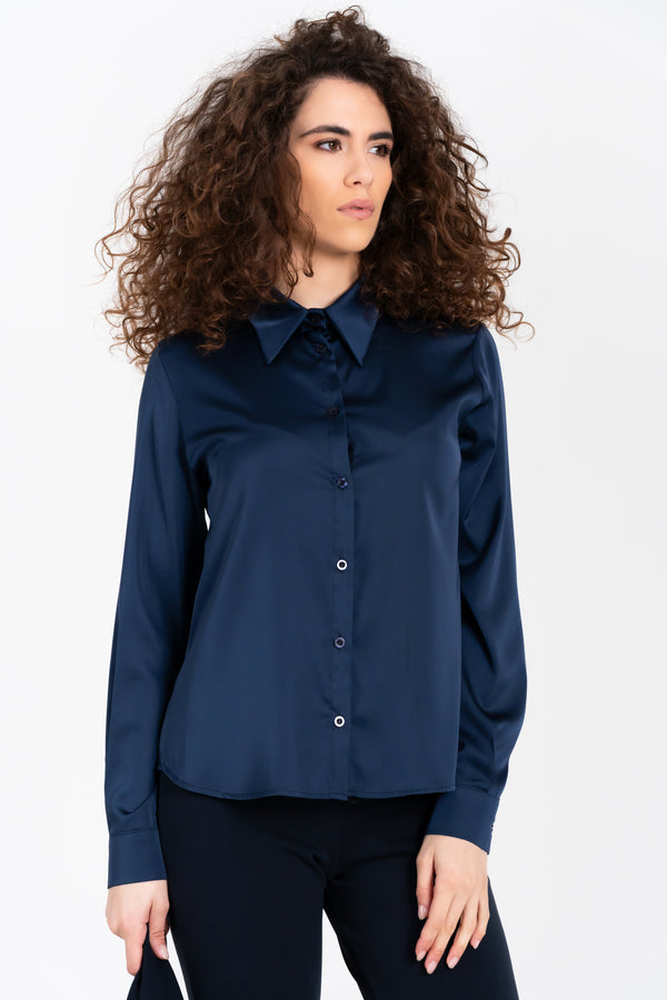 CAMICIA DI RASO FIORENZA AMADORI C1143