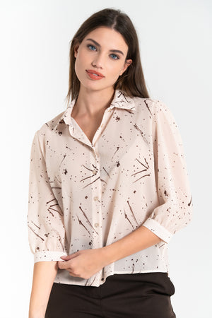 CAMICIA DONNA CON STAMPA FIORENZA AMADORI C6929