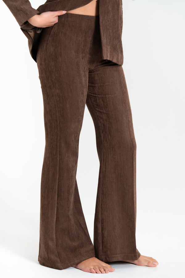 PANTALONE ZAMPA DONNA IN VELLUTO FIORENZA AMADORI 3244T12