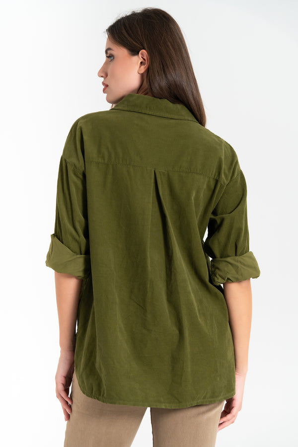 CAMICIA DONNA IN VELLUTO FIORENZA AMADORI 82629