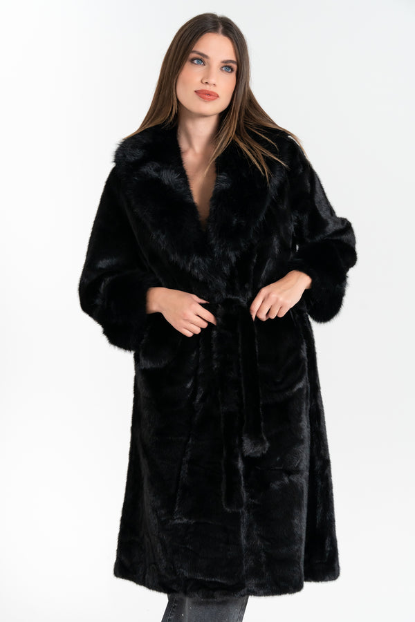 CAPPOTTO DONNA ECOPELLICCIA FIORENZA AMADORI 63214