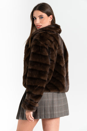 GIACCA DONNA ECOPELLICCIA FIORENZA AMADORI 63212